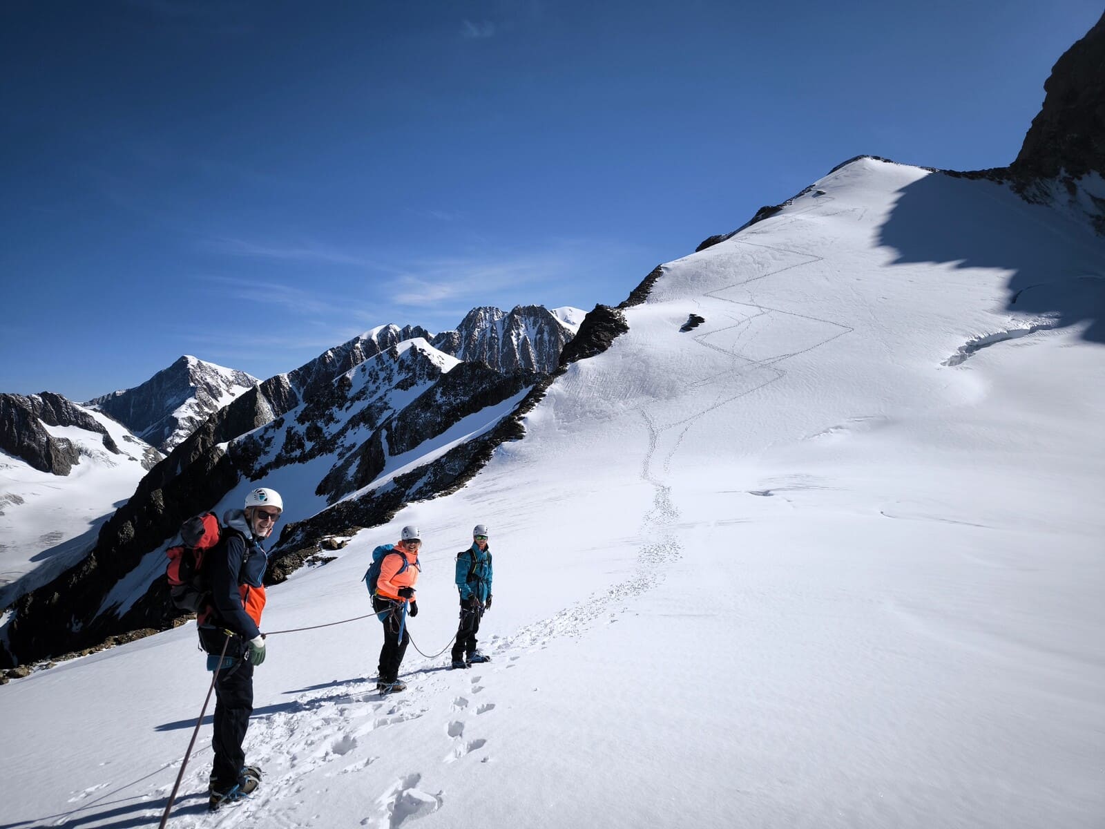 Alpinisme au refuge Robert blanc