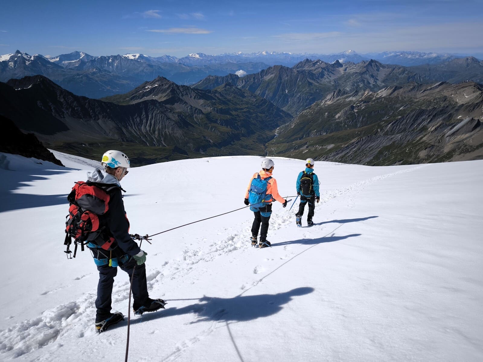 Alpinisme au refuge Robert blanc