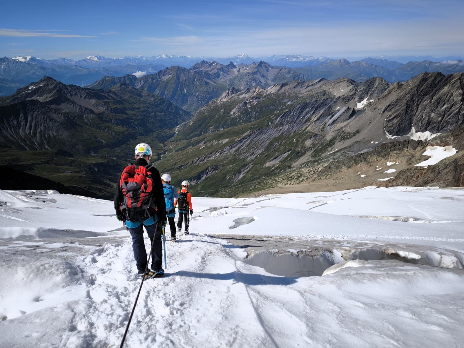 Alpinisme au refuge Robert blanc