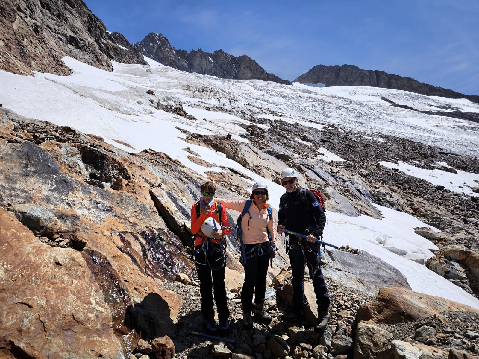 Alpinisme au refuge Robert blanc