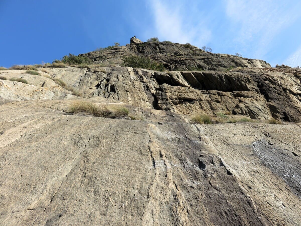 Escalade à Machaby, vallée d'Aoste