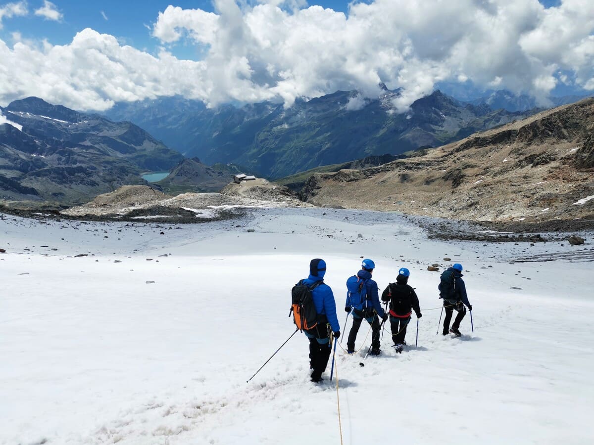 Sommets du Mont-Rose en 3 jours depuis Gressoney