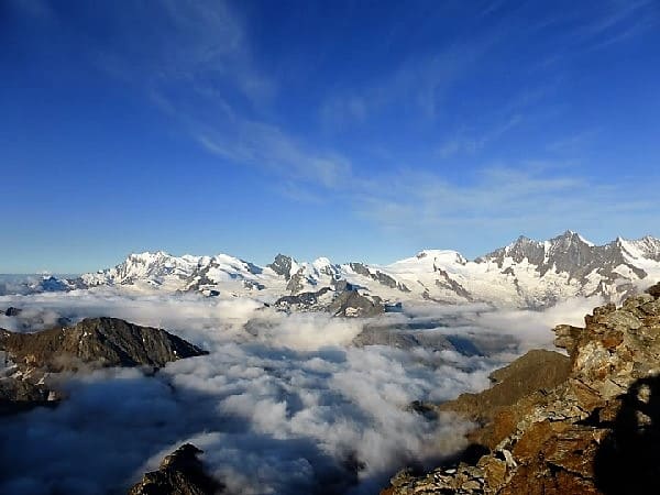 Un 4000 à Saas-Fee : le Weissmies