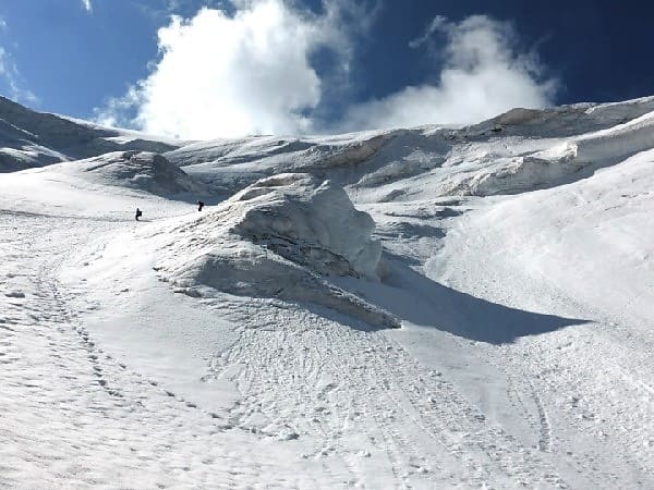 Un 4000 à Saas-Fee : le Weissmies