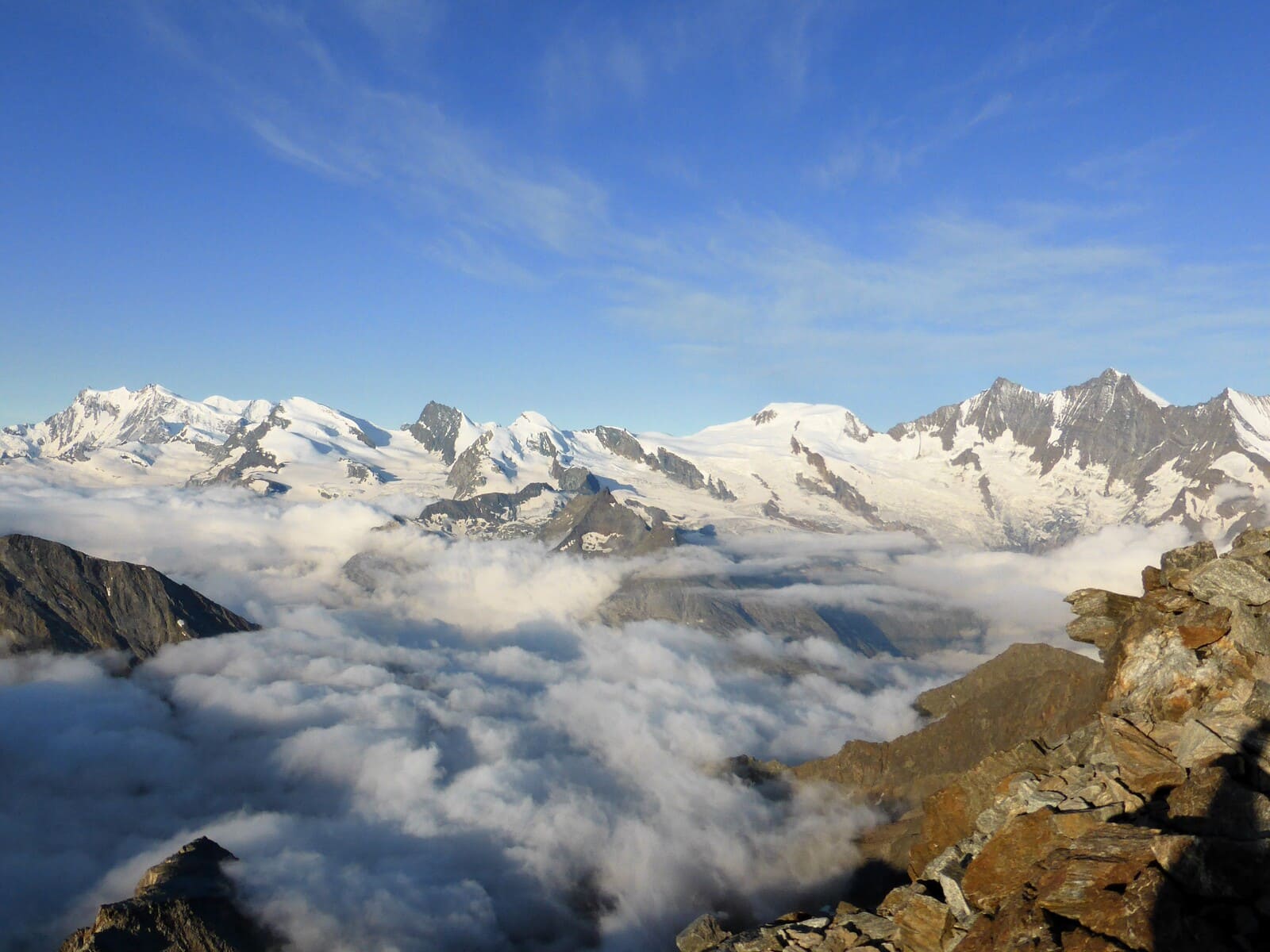 Un 4000 à Saas-Fee : le Weissmies