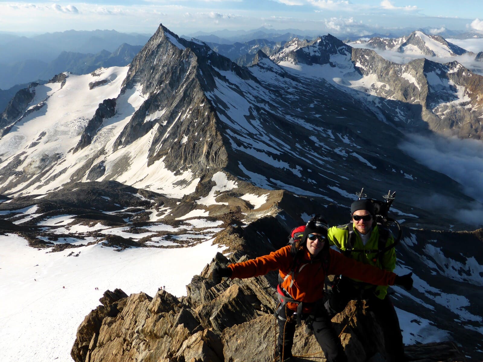 Un 4000 à Saas-Fee : le Weissmies