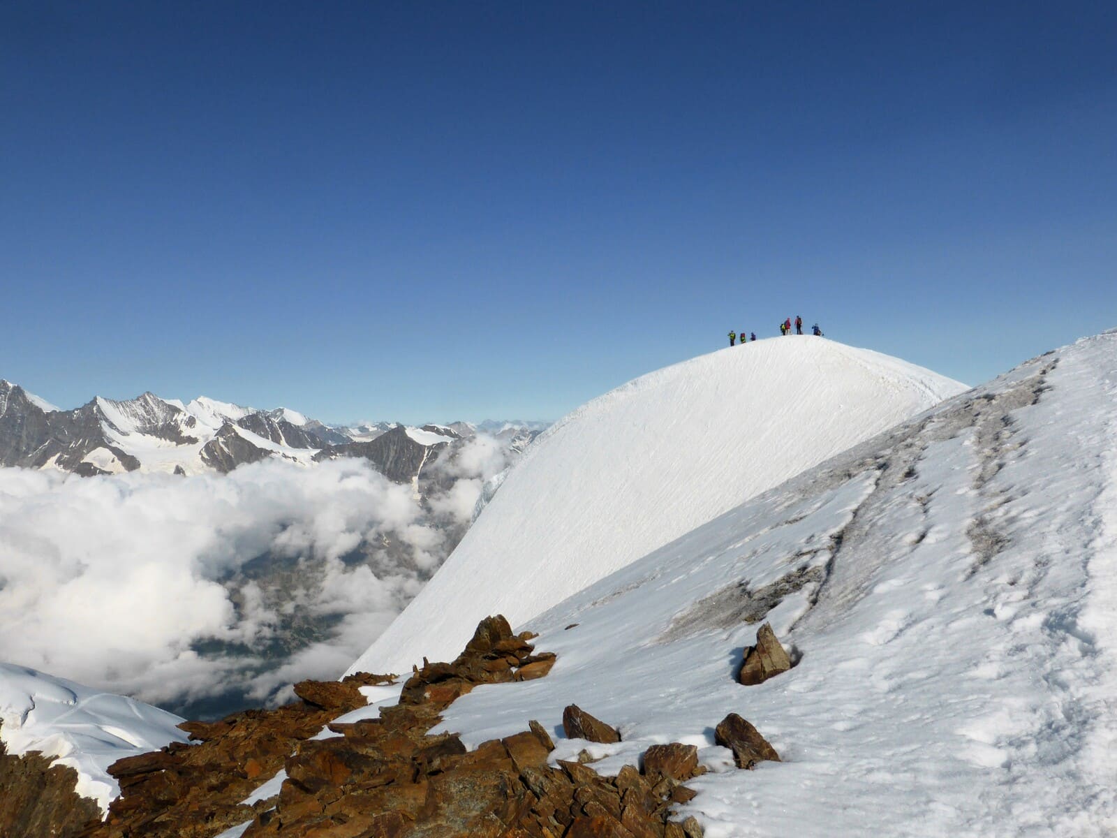 Un 4000 à Saas-Fee : le Weissmies