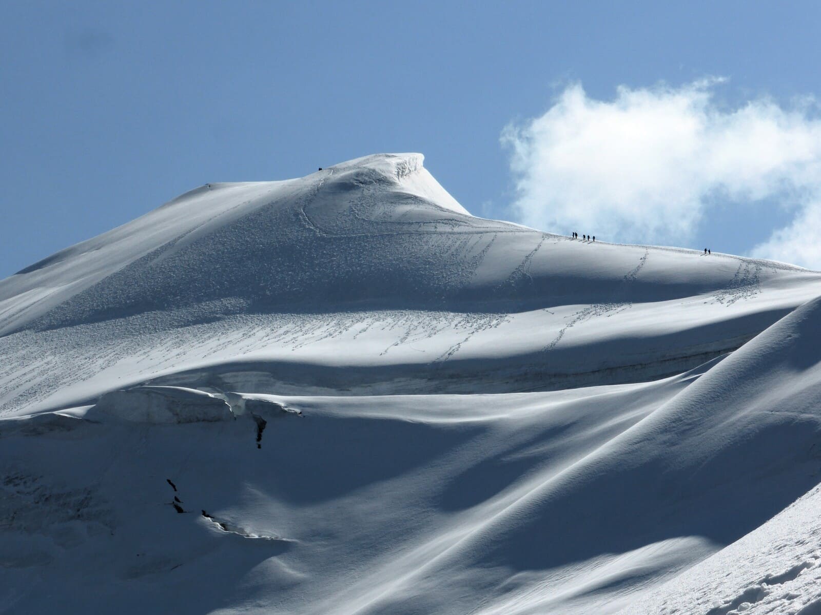 Un 4000 à Saas-Fee : le Weissmies