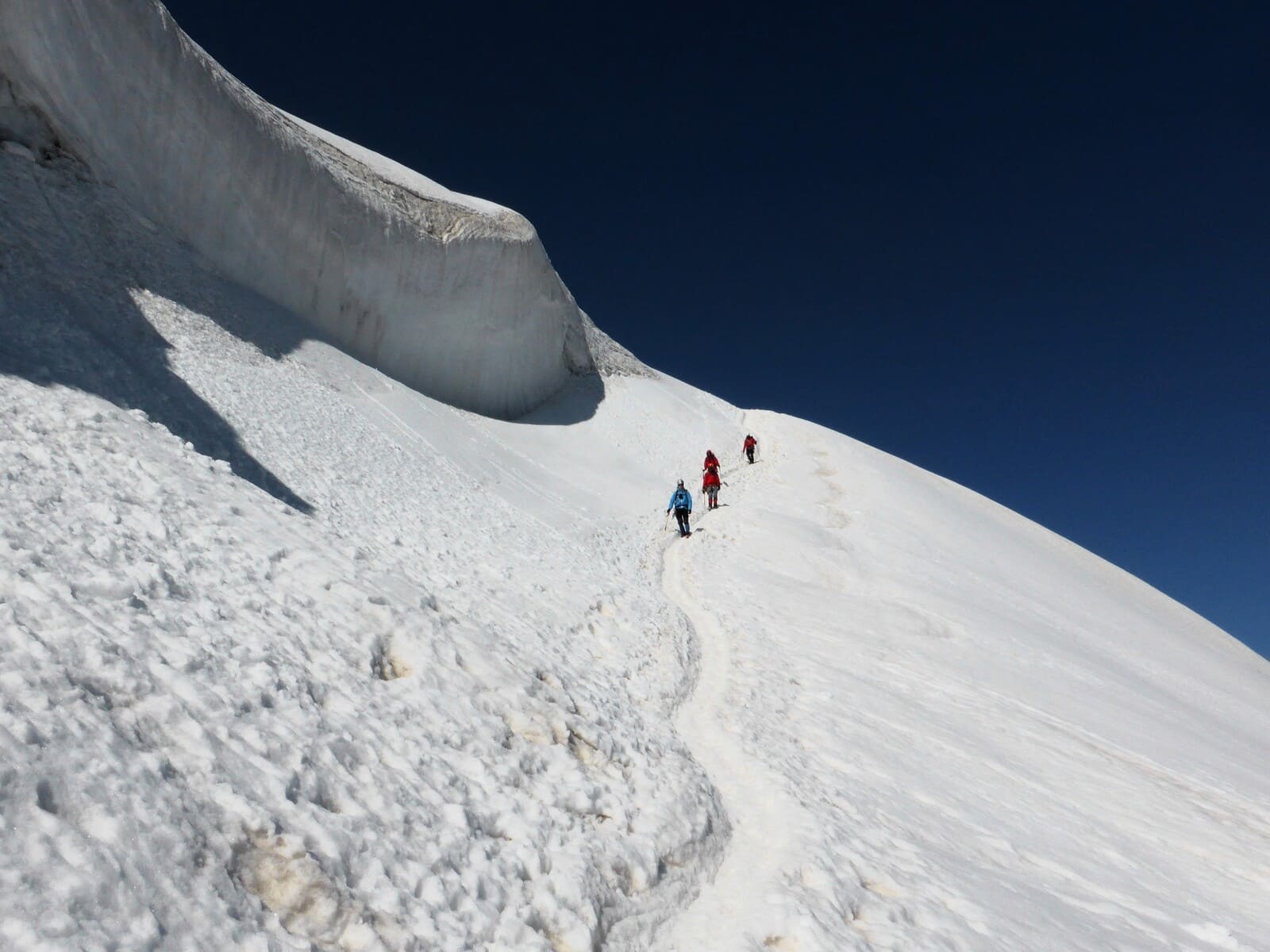 Un 4000 à Saas-Fee : le Weissmies