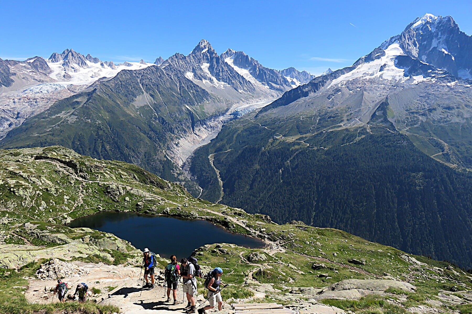 Mont-Blanc-Umrundung | Tour du Mont-Blanc TMB| Geführte Wanderreise mit Gepäcktransport und Hotels