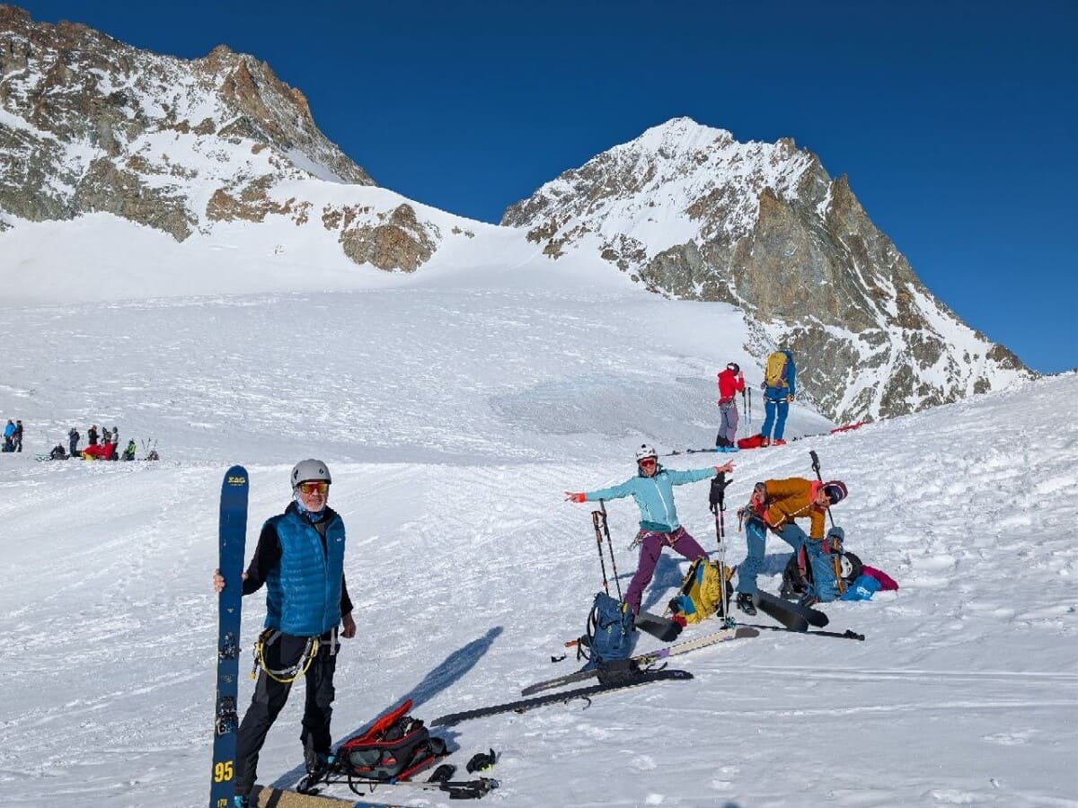 Guide raid ski Zinal mountet