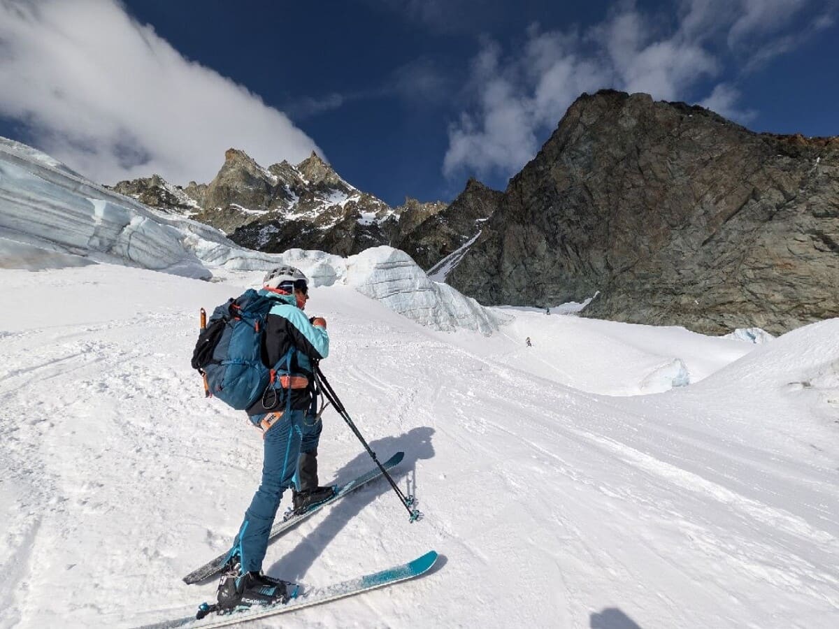 Guide raid ski Zinal mountet