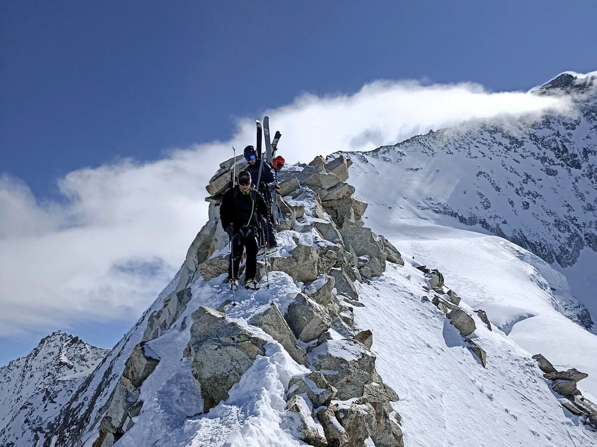 Guide raid ski Zinal mountet