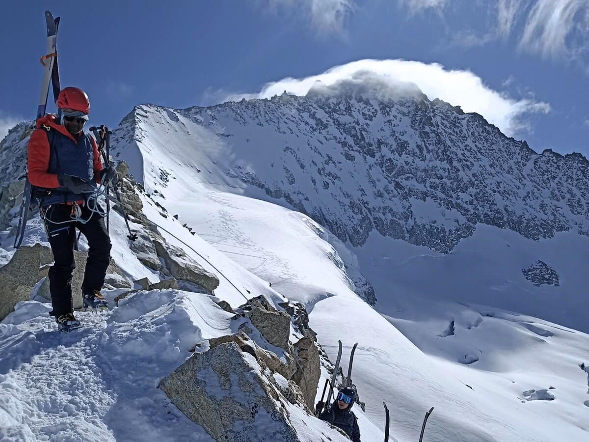 Guide raid ski Zinal mountet