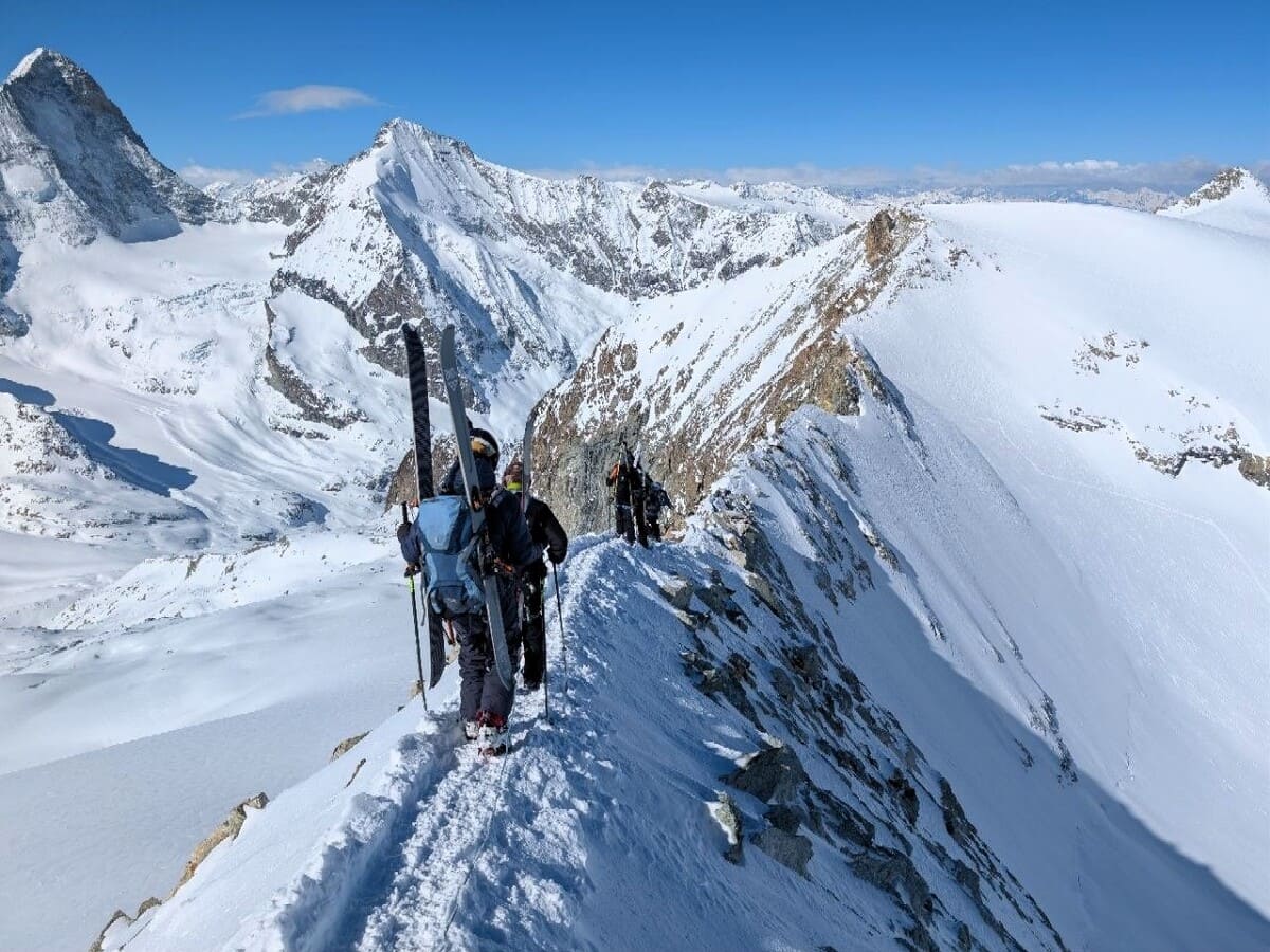 Guide raid ski Zinal mountet