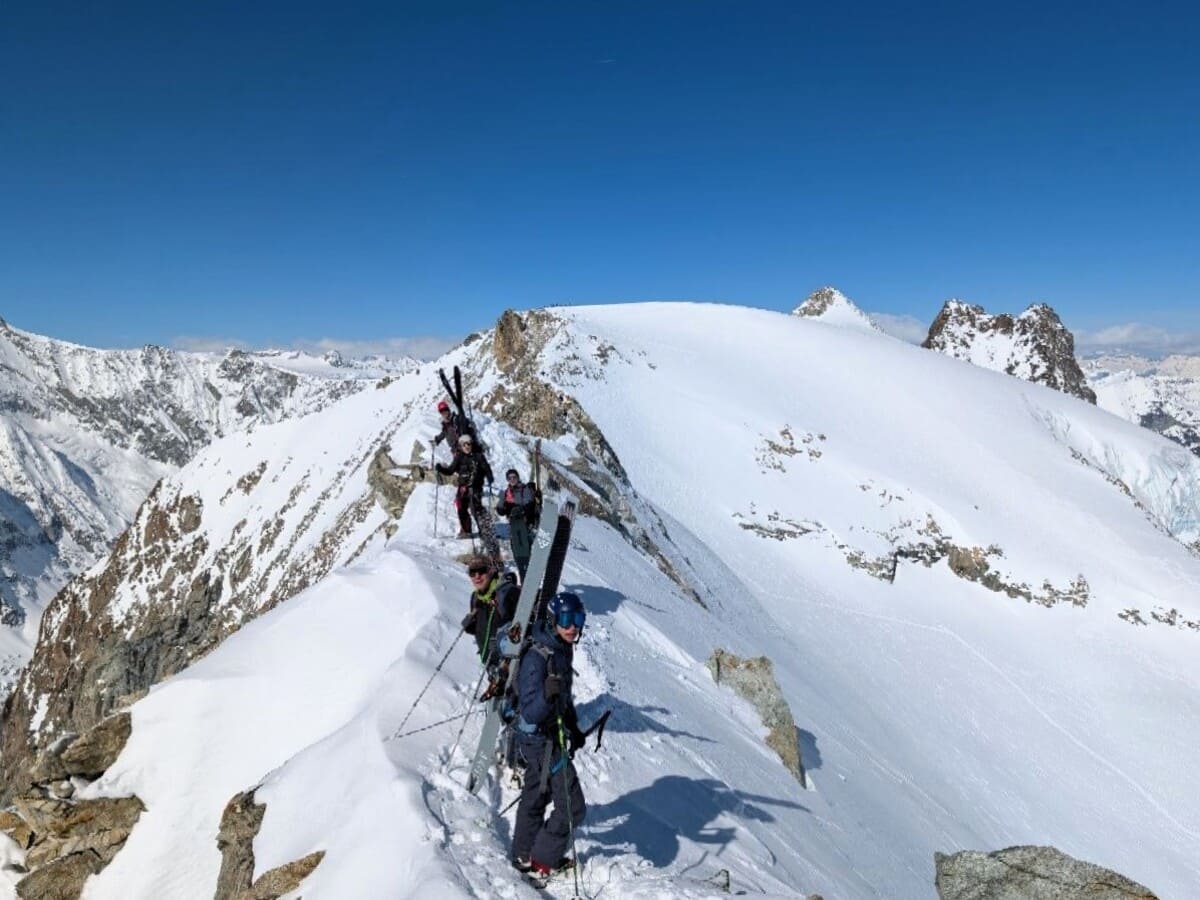 Guide raid ski Zinal mountet