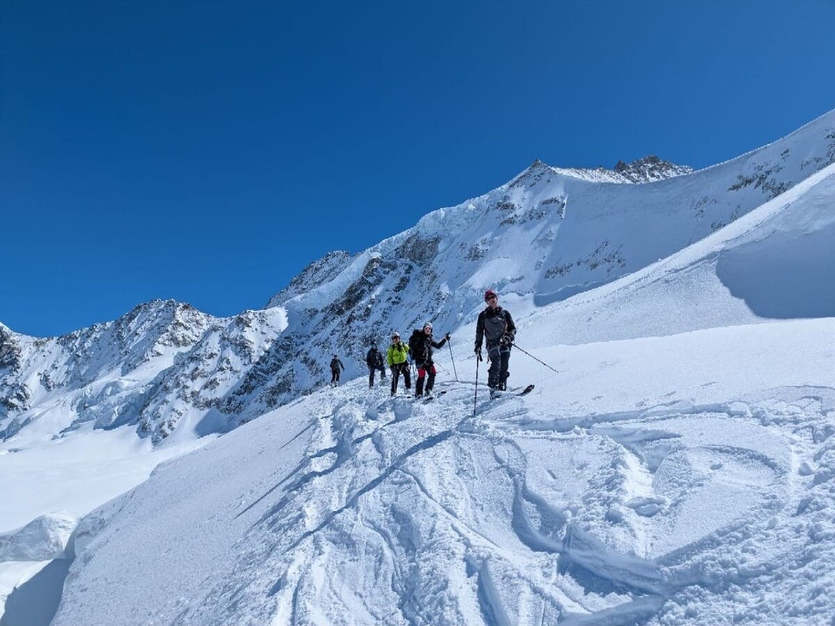Guide raid ski Zinal mountet